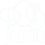 Logo showing the letters "POB" and the word Sculpture